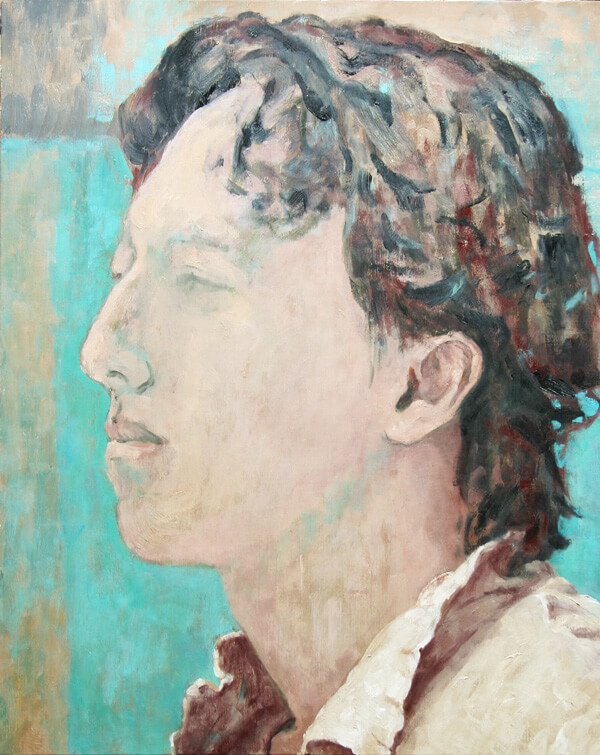 登場人物Bの頭部2-The head 2 of the character B/0.91×0.73m/Oil on canvas/2013