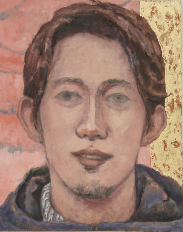 登場人物Dの頭部2-The head 2 of the character D/0.91×0.73m/Oil on canvas/2013