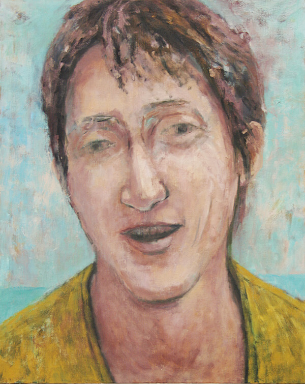 登場人物Eの頭部3-The head 3 of the character E/0.91×0.73m/Oil on canvas/2013