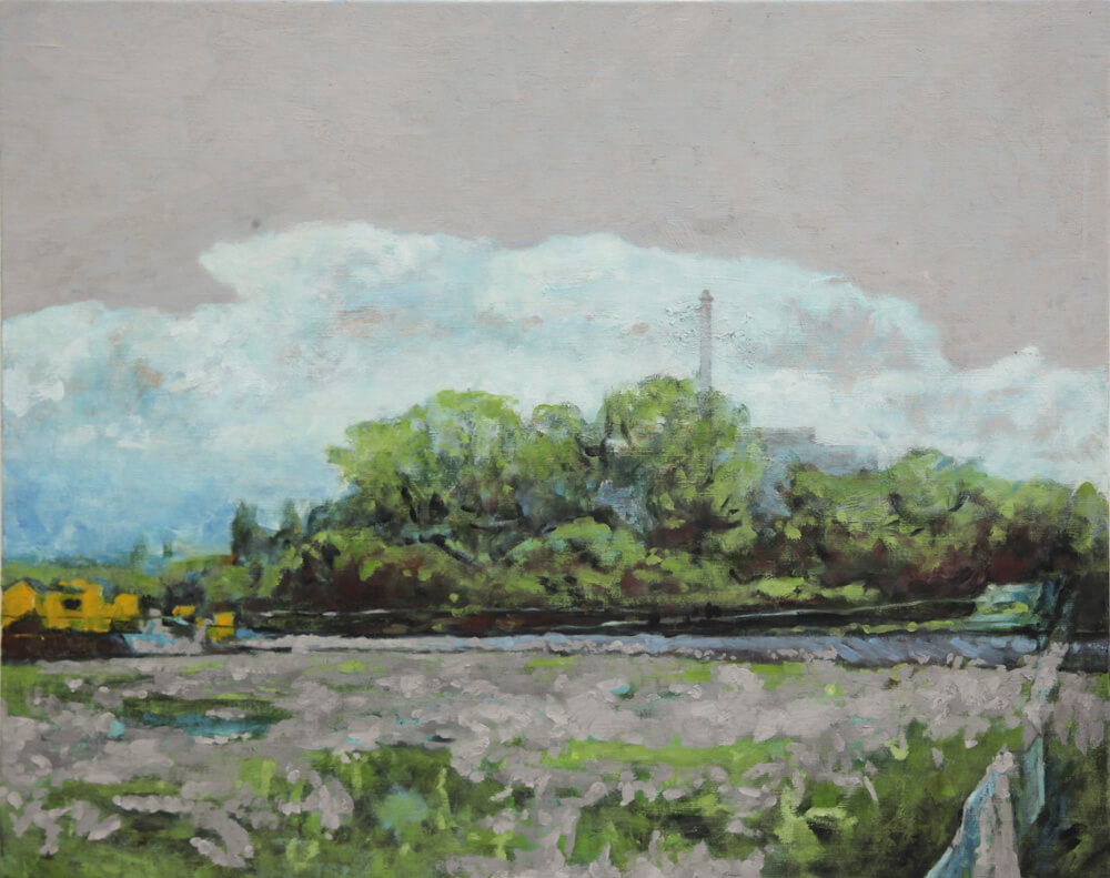 友人-Friends/0.91×1.17m/Oil on canvas/2014