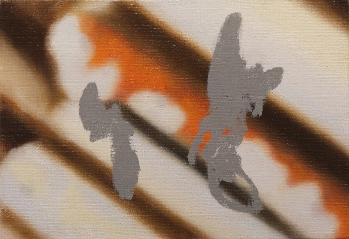 グレイの在るアトリエ-The atelier where gray exists/227x158mm/Oil on canvas/2015