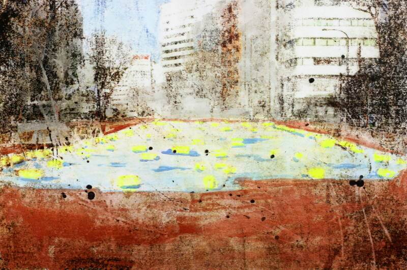 PhotoDrawing 042/Acrylic on PrintPaper/2019-2020