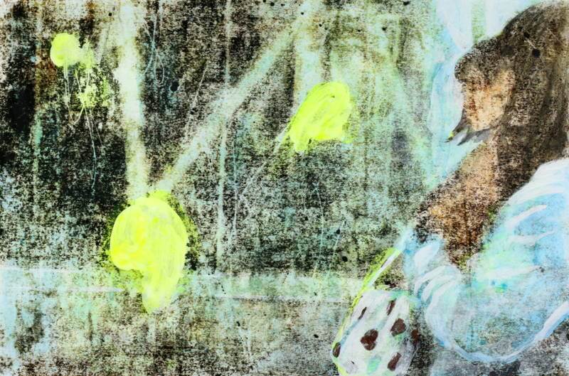 PhotoDrawing 043/Acrylic on PrintPaper/2019-2020