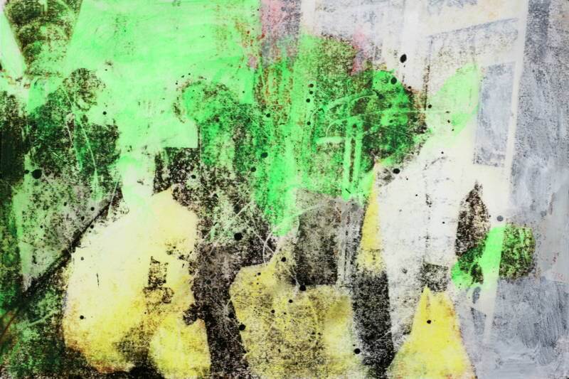PhotoDrawing 048/Acrylic on PrintPaper/2019-2020