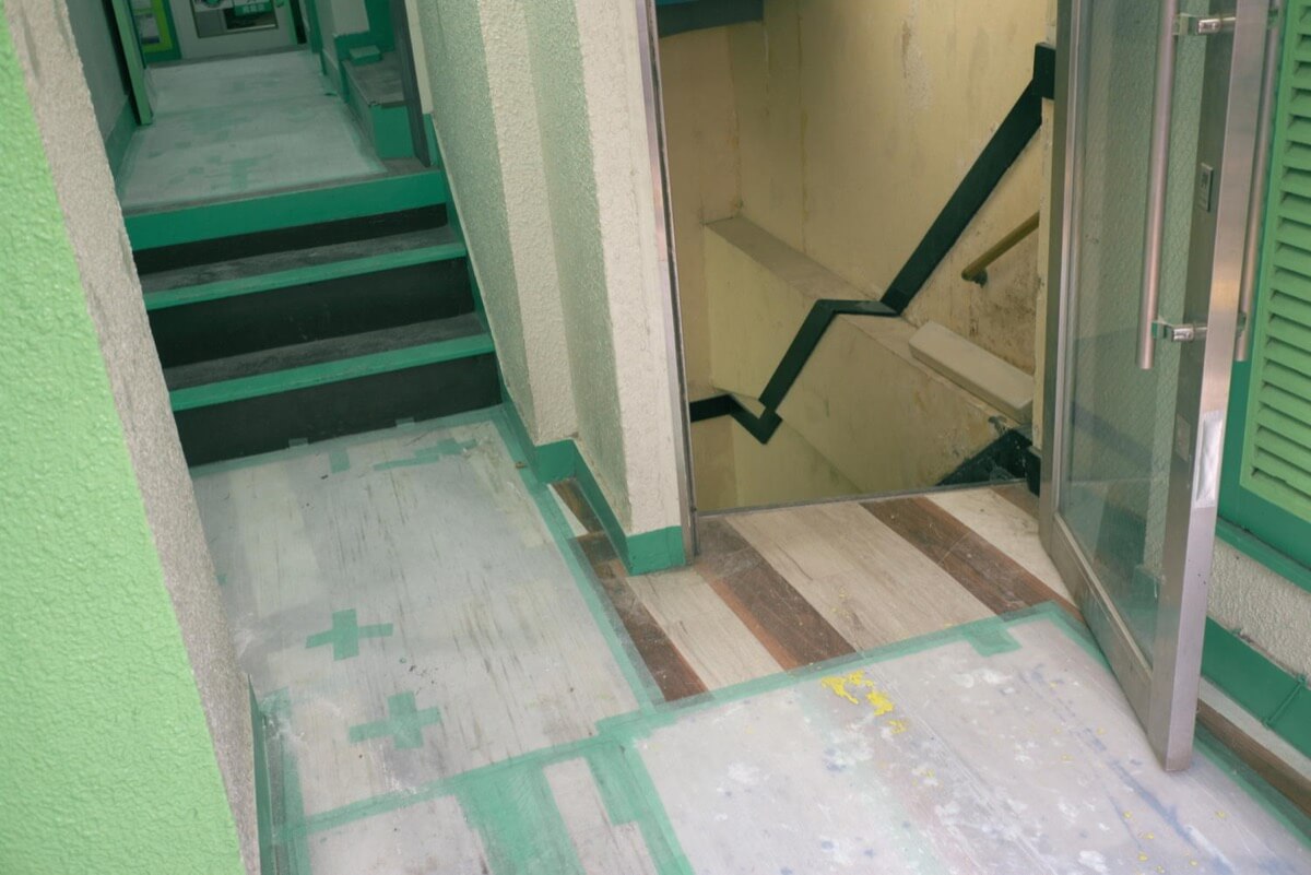 絵画的なエントランス