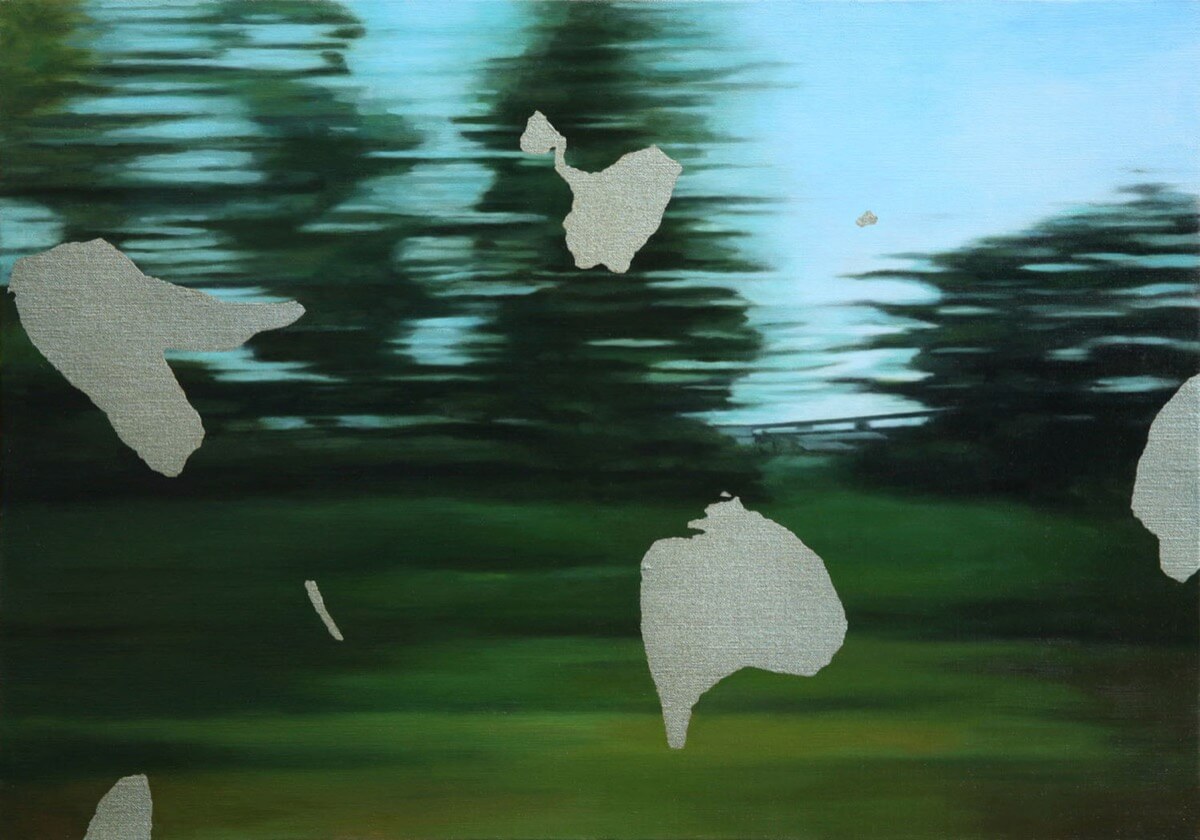 帰郷(暮れる)-Comeing Home(Night falls)(Nopporo,Hokkaido)/455x652mm/Oil on canvas/2018