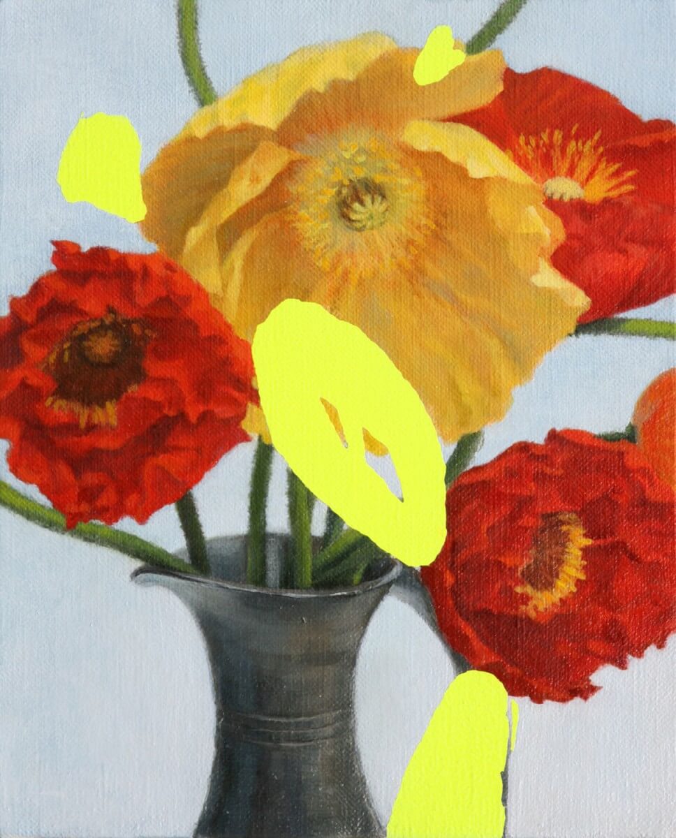 アネモネ-Anemones/242x333mm/Oil on canvas/2018